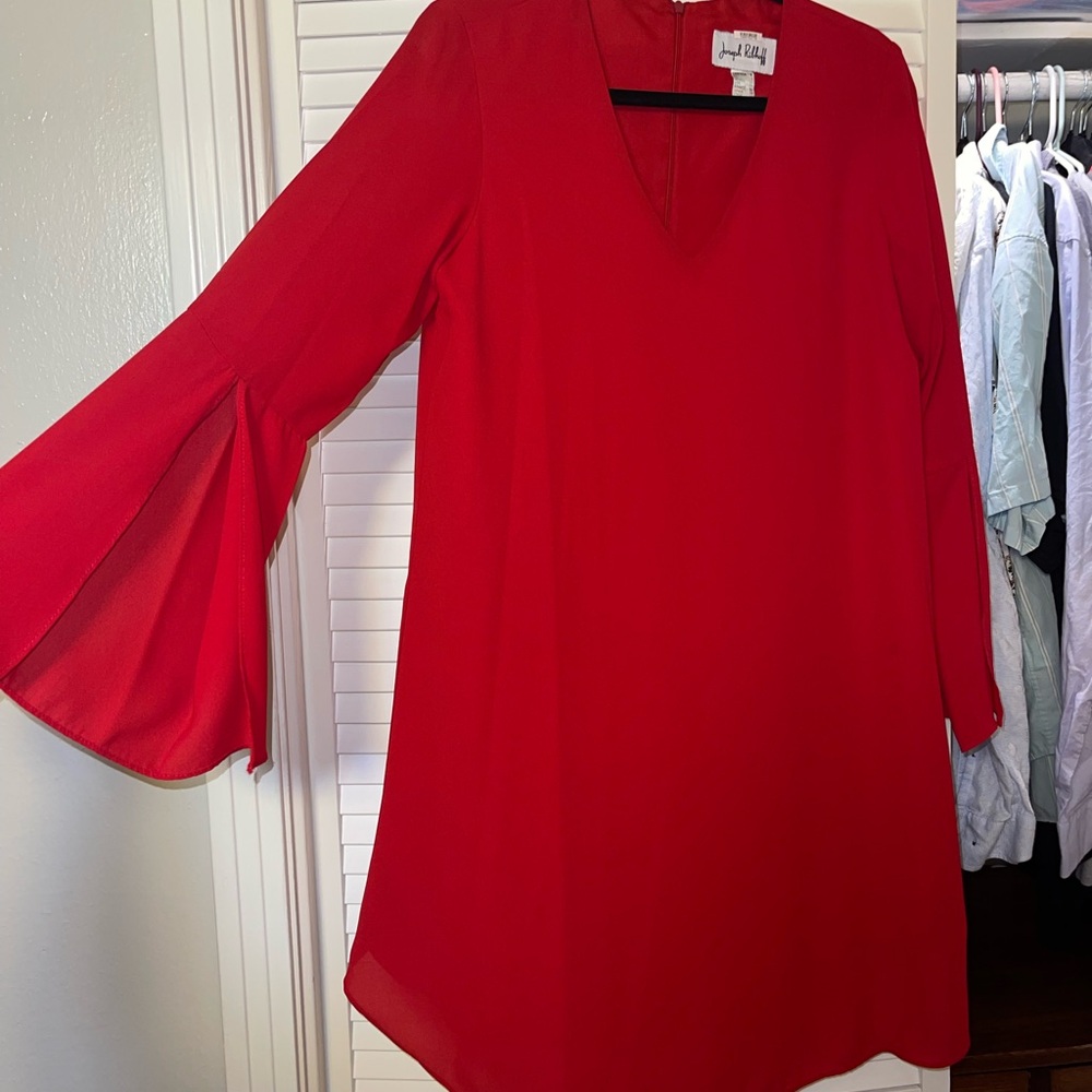 Joseph Ribkoff Red Long Sleeve Dress